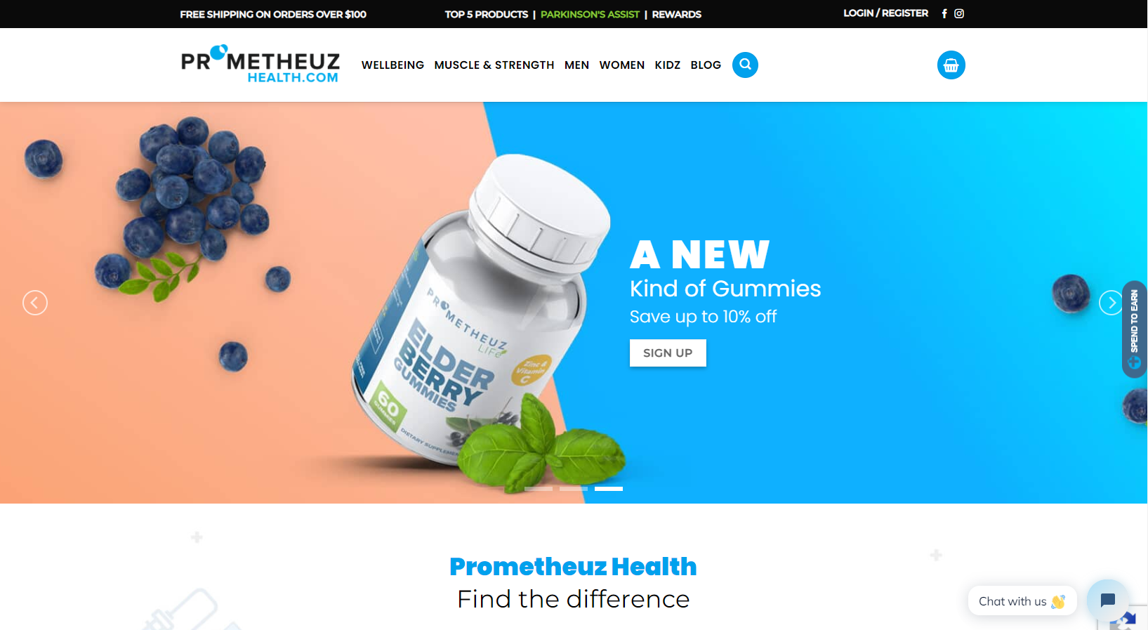 Prometheuz Health Website