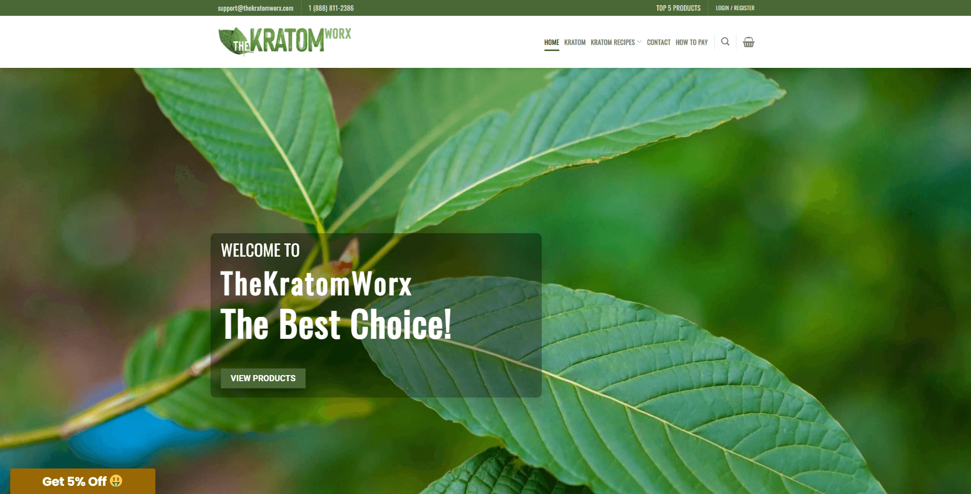 The Kratom Worx Website